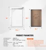 SucceBuy Porta per animali domestici, telaio in alluminio Anteprima dell’immagine prodotto 7