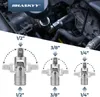 HASKYY 23 tlg Steckschlüssel Verlängerung Satz 1/4" 3/8" Produktbild-Vorschau 4