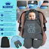 KIDIZ® Baby Einschlagdecke Babyschale Winter Herbst Produktbild-Vorschau 2