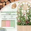 Jardinière COSTWAY avec treillis, jardinière d'extérieur Voir les images du produit 7