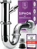 M. ROSENFELD - Sifone per lavabo – Sifone universale a tubo Anteprima dell’immagine prodotto 1