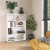 KOMTO Bücherregal 80 cm breit, weiß, Bücherregal mit 4 Produktbild-Vorschau 2