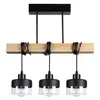 Lampa wisząca MasterLED - 3 światła 50 cm - czarna i Podgląd zdjęcia produktu 1