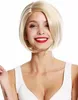 WIG ME UP Perücke kurz Bob Scheitel Goldblond Platinblond Produktbild-Vorschau 3