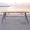 Teako Design Esstisch Benedetto Teakholz Edelstahl Produktbild-Vorschau 3