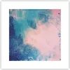 Poster - Poster ohne Rahmen - Abstraktion Rosa Blau - 30x30 Produktbild-Vorschau 1