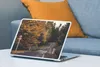 MuchoWow® Laptop Aufkleber Sticker Cover Bäume - Straße - Produktbild-Vorschau 4
