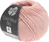 A ball of pink yarn with a label wrapped around it. Produktbild-Vorschau