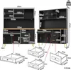 Armoire haute Flieks avec LED, buffet de cuisine Armoire de Voir les images du produit 4