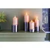 Fink VITO, Stumpenkerzenhalter, Edelstahl , glatt, antik Produktbild-Vorschau 4