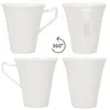 6x Ivory Kaffeebecher 220ml Porzellan-Tassen 6 Personen Tee Produktbild-Vorschau 4