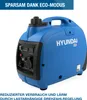 HYUNDAI Inverter-Generator HY1000Si D (1 kW, tragbar, 1 x Produktbild-Vorschau 6