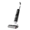 A white and black cordless wet and dry vacuum cleaner with a mop function is shown against a white background. Produktbild-Vorschau