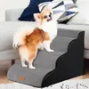 Hundetreppe 4 -stufige 75x40x50cm Haustiertreppe Produktbild-Vorschau 3