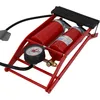 FISCHER Fuß-Luftpumpe Doppelzylinder mit Manometer Produktbild-Vorschau 6