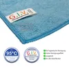 Mikrofasertücher blau, Putztücher Set 16 Stück, 32x32 cm, Produktbild-Vorschau 3