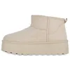 VAN HILL Damen Warm Gefütterte Winter Boots Bequeme Plateau Produktbild-Vorschau 2
