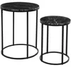 H&S Collection 2-tlg. Beistelltisch-Set Schwarz Produktbild-Vorschau 9