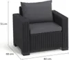 Křeslo Allibert by Keter California Double Pack Set of 2 Náhled obrázku produktu 17
