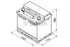 Bosch S3 006, 56 Ah, 12 V, 480 A, Auto, Links platziert, Produktbild-Vorschau 5