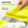 4x gilet di sicurezza giallo - accessori auto - 2026 gilet Anteprima dell’immagine prodotto 6