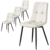 VASAGLE Drehbare Esszimmerstühle 4er Set, Ergonomische Produktbild-Vorschau 11