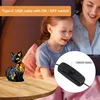 Katzen Lampe, Katzenlampe Mosaik, Nachttischlampe, USB Produktbild-Vorschau 4