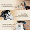 Collage of images showing features of a kettle and toaster. Produktbild-Vorschau