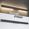 ZMH LED Wandleuchte Wandlampe 100cm Schwarz warmweiß 31W Produktbild-Vorschau 7