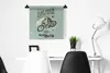 MuchoWow® Wandteppich Wandbehang Motorrad - Rennen - Retro Produktbild-Vorschau 3
