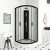 Cabine de douche LIFT UP BLACK 1/4 de cercle 85x85x235cm Voir les images du produit 2