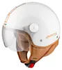 BEON Design Luxe Jethelm Scooterhelm mit Visier, S, Weiß Produktbild-Vorschau 1