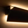 Sockelleiste für 2 LED-Streifen 2m Bogen Weiß Produktbild-Vorschau 5