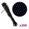 vidaXL LED-Lichternetz Blau 3x3 m 306 LEDs Indoor Outdoor Produktbild-Vorschau 12
