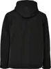The back view of a black hooded jacket. Anteprima dell’immagine prodotto