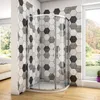 90x90x185cm Viertelkreis Duschkabine Duschabtrennung Produktbild-Vorschau 1