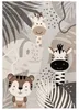 Kinder Teppich Softstar Kids Safari Friends Grau, Produktbild-Vorschau 5