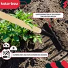 KOTARBAU® Gartenhacke 6-Zinkige mit Holzstiel 120 cm Hacke Produktbild-Vorschau 2