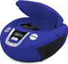 A blue boombox with its CD lid open, showing the CD player mechanism and controls. Anteprima dell’immagine prodotto