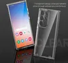 A transparent phone case is shown next to a phone with a transparent case on it. Produktbild-Vorschau