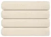 vidaXL Serviettes FROGN, lot de 4, couleur crème, 100 x 200 Voir les images du produit 7