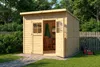 Alpholz Gerätehaus Alster 251x254cm Naturbelassen mit 19mm Produktbild-Vorschau 7