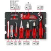 EINHELL Werkzeugkoffer Umzug, 370511, E-Case, 79-teilig Produktbild-Vorschau 11