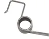 A close-up studio shot of a metal spring. Produktbild-Vorschau