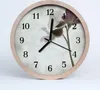 Holzuhr 30fi cm wanduhr - Vintage Blume Blumen Produktbild-Vorschau 1