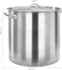 vidaXL Hrnec na polévku 98 L 50×50 cm Nerezová ocel Náhled obrázku produktu 6