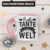 Trendation - Beste Tante Der Welt Tasse Geschenkidee Lustig Produktbild-Vorschau 3