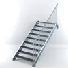 Stahltreppe 9 Stufen bis Höhe 180 cm, Laufbreite : 120 cm Produktbild-Vorschau 1