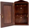 Schlüsselkasten aus Holz und Messing gold 29x17x7cm Produktbild-Vorschau 2