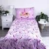 Posteľná bielizeň s potlačou Unicorn flowers 140x200, 70x90 Náhľad obrázku produktu 3
